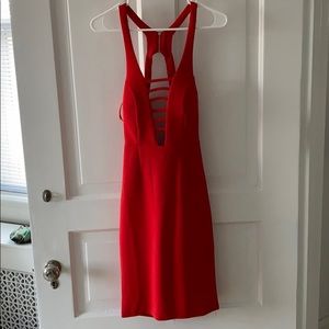 Show stopping red dress